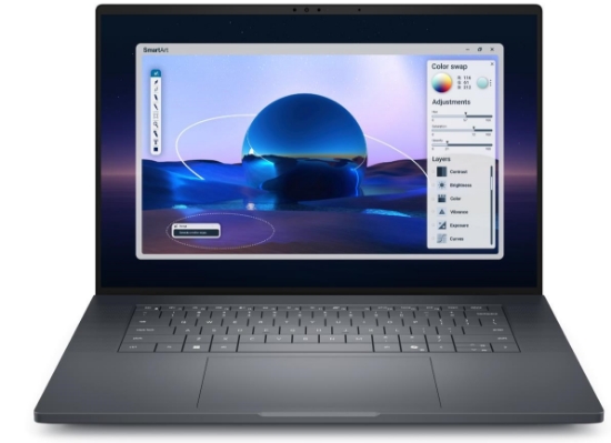 Obrázek DELL NTB Pro Max Premium 16 MA16250/U7-265H/32GB/1TB SSD/16" FHD+ /IR Cam/NVIDIA RTX 2000/WLAN/Backlit Kb/W11P/3Y PS NBD
