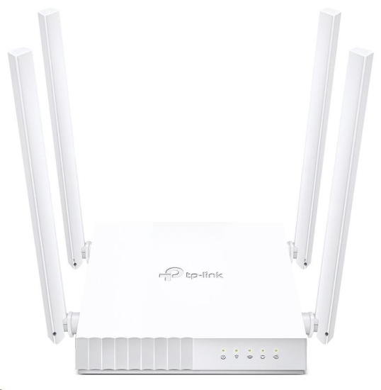 Obrázek TP-Link Archer C24 WiFi5 router (AC750, 2,4GHz/5GHz, 4x100Mb/s LAN, 1x100Mb/s WAN)
