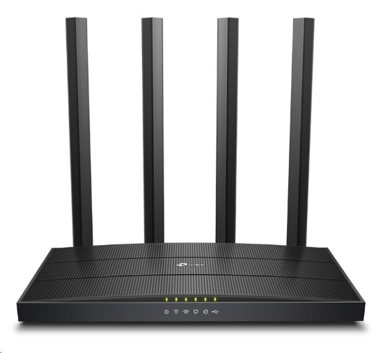 Obrázek TP-Link Archer C6U OneMesh/EasyMesh WiFi5 router (AC1200, 2,4GHz/5GHz, 4xGbELAN, 1xGbEWAN, 1xUSB2.0)