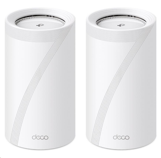 Obrázek TP-Link Deco BE85(2-pack) WiFi7 Mesh(BE22000,2,4GHz/5GHz/6GHz,1x10GbELAN/WAN,1xSFP+/10GbELANcombo,2x2,5GbELAN/WAN,1xUSB)