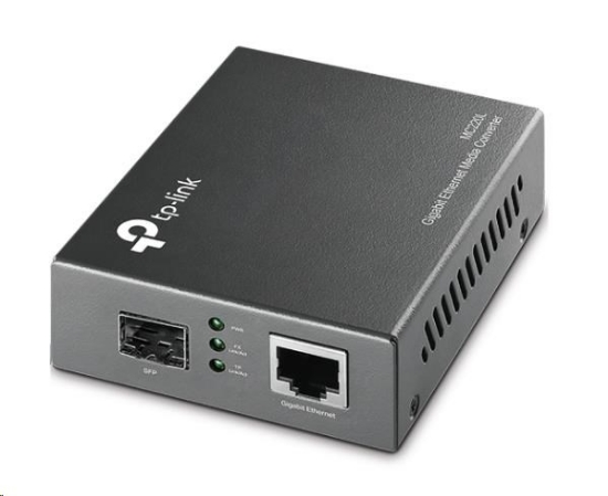 Obrázek TP-Link MC220L media konvertor (1xGbE, 1xSFP, MM/SM, 550nm/1310nm, 550m/20km)