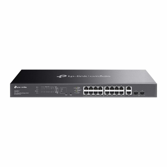 Obrázek TP-Link OMADA switch ES220GMP (16xGbE,2xGbE/SFPcombo,16xPoE+,250W)
