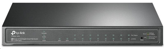 Obrázek TP-Link OMADA switch SG2210P (8xGbE, 2xSFP, 8x PoE+, 61W, fanless)