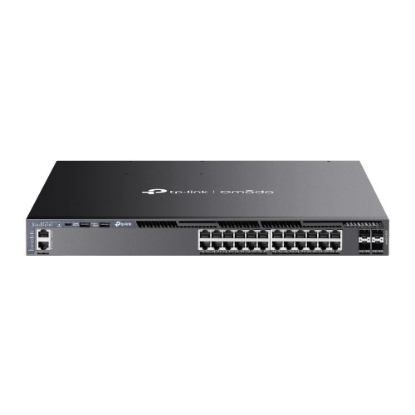 Obrázek TP-Link OMADA switch SG6428XHP (24xGbE,4xSFP+,24x PoE+,720W,2xUSB2.0,2xconsole,RP)