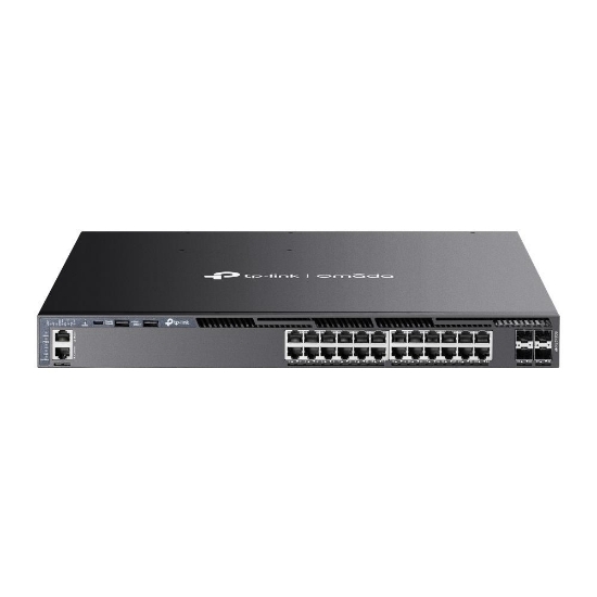 Obrázek TP-Link OMADA switch SG6428XHP (24xGbE,4xSFP+,24x PoE+,720W,2xUSB2.0,2xconsole,RP)