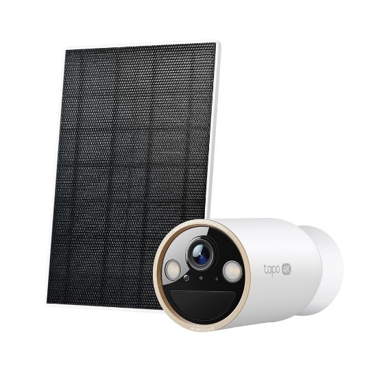 Obrázek TP-Link Tapo C460 KIT venkovní kamera, solární panel (8MP, 4K, 2160p, IR 15m, WiFi, micro SD card, IP66)
