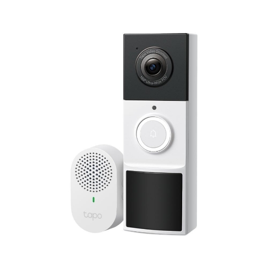 Obrázek TP-Link Tapo D205 Chytrý mini video zvonek (3MP, 2K, 1296px, WiFi, IR 8m, microSD)