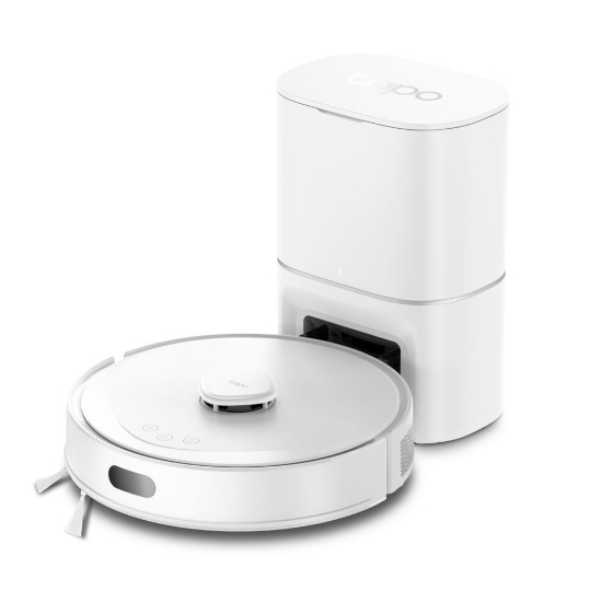 Obrázek TP-Link Tapo RV30 Max Plus White robotický vysavač s mopem a stanicí (LiDAR+IMU, 2,4 GHz, BT, bílý)