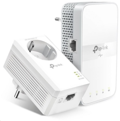 Obrázek TP-Link TL-WPA7617KIT OneMesh/EasyMesh WiFi5 průchozí powerline set (AC1200, AV1000,1xGbE,HomePlug AV2)