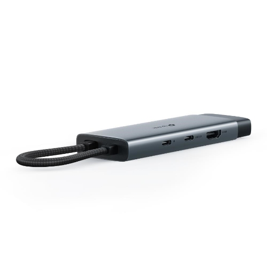 Obrázek TP-Link UH6120C USB-C hub 6v1 (2xUSB3.2Gen1,1xUSB-C3.2Gen1, 1xGbE, 1xHDMI, PD 100W)
