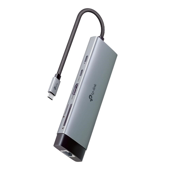 Obrázek TP-Link UH9120C USB-C hub 9v1 (3xUSB3.2Gen1,1xUSB-C3.2Gen1, 1xGbE, 1xHDMI, 1xSD, 1xmicroSD, PD 100W)