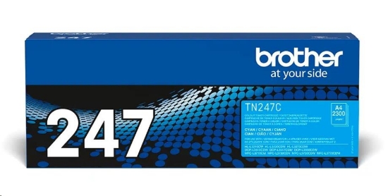 Obrázek BAZAR - BROTHER Toner TN-247C - cca 2300stran - Poškozený obal