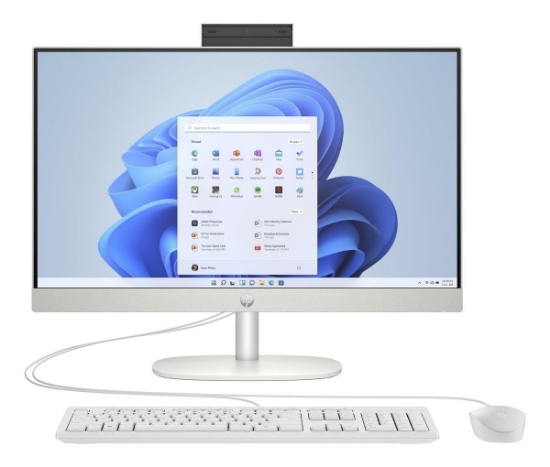 Obrázek HP AiO 24-cr0000nc, 23.8" FHD AG IPS,i3-N300, 8GB DDR4 3200, SSD 512GB,  Win11 Home