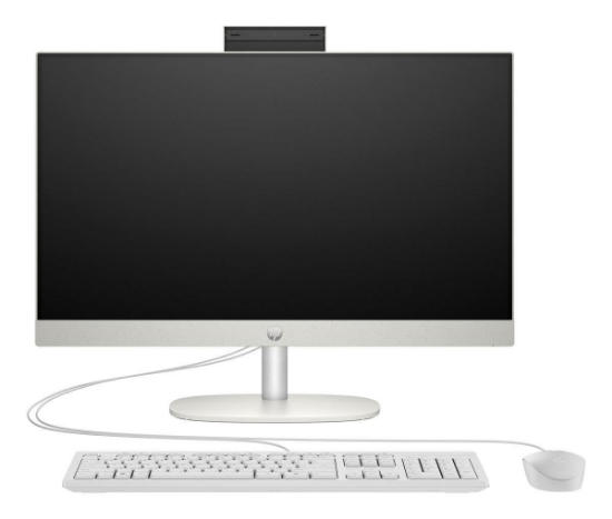 Obrázek HP AiO ProOne 245G10 23.8 IPS NT R3 7320U,8GB, 256GB M.2 NVMe, WiFi 6 + BT, usb kláv. a myš, FDOS