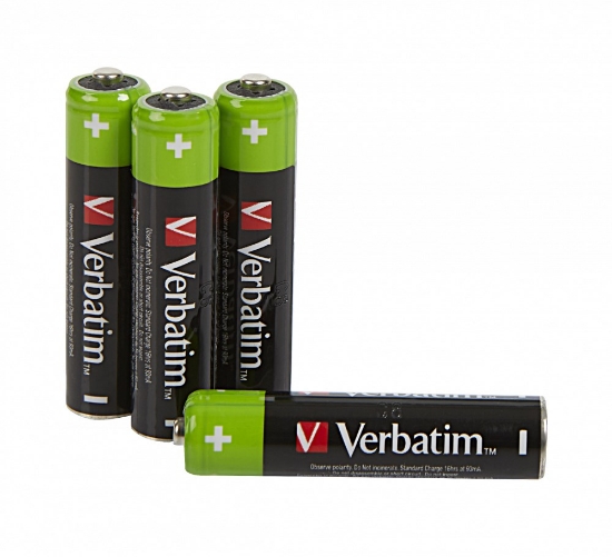 Obrázek VERBATIM Nabíjecí baterie AAA Premium 4-Pack 950mAh HR03