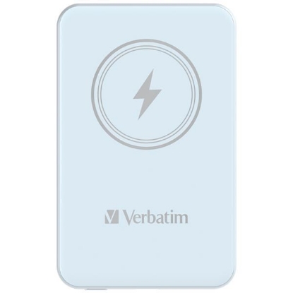 Obrázek VERBATIM Powerbanka Charge 'n' Go, Magnetická, 5000 mAh, USB-C, Modrá