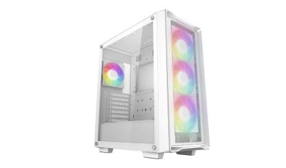 Obrázek DEEPCOOL Case CG580 WH, ATX, Průhledná bočnice, bílá