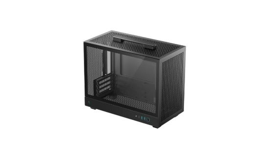 Obrázek DEEPCOOL Case CH160 PLUS, mATX, Průhledná bočnice, černá