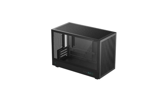 Obrázek DEEPCOOL Case CH260, mATX, Průhledná bočnice, černá
