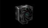 Obrázek DEEPCOOL CPU Chladič AK400 ZERO DARK PLUS, 2 x 120mm, LGA1851, AM5, černá