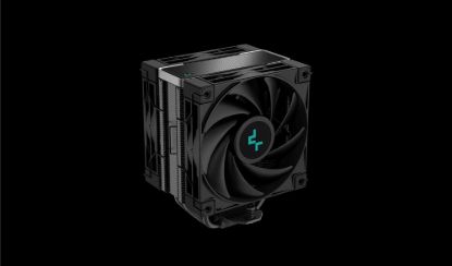 Obrázek DEEPCOOL CPU Chladič AK400 ZERO DARK PLUS, 2x120mm, LGA1851, AM5, černá