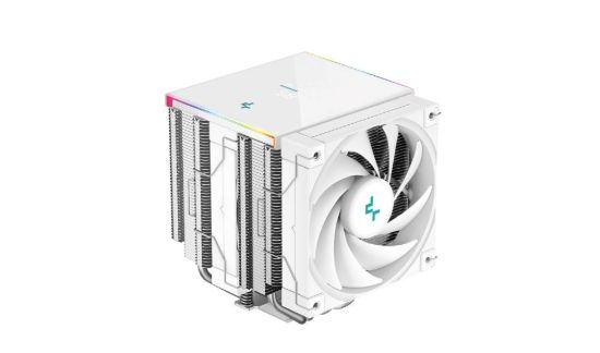 Obrázek DEEPCOOL CPU Chladič AK620 DIGITAL SE WH, ARGB, 2x120mm, LGA1851, AM5, bílá