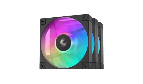 Obrázek DEEPCOOL Ventilátor FD12 ARGB 3v1, 3x120mm, ARGB, černá