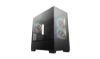 Obrázek DEEPCOOL Case CG380 3F, mATX, ARGB, Průhledná bočnice, 3 x 120mm Fan, černá