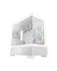 Obrázek DEEPCOOL Case CG380 3F WH, mATX, ARGB, Průhledná bočnice, 3 x 120mm Fan, bílá