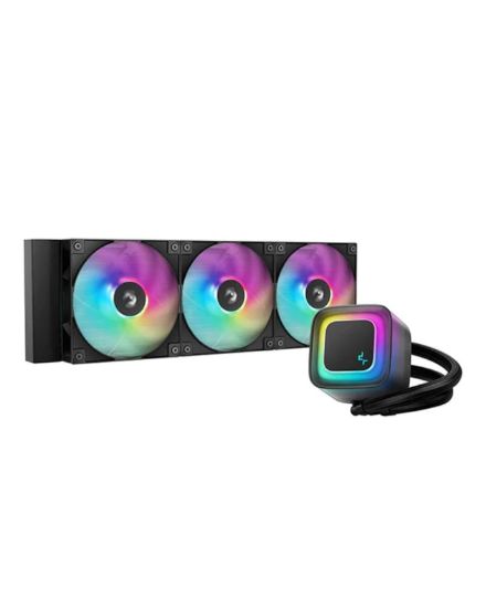 Obrázek DEEPCOOL Vodní chladič LE360 V2, ARGB, 3x 120mm, AM5, LGA1851, černá
