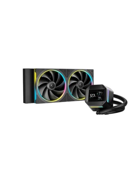 Obrázek DEEPCOOL Vodní chladič LM240, ARGB, 2x 120mm, AM5, LGA1851, černá