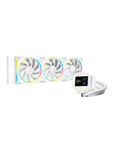 Obrázek DEEPCOOL Vodní chladič LM360 WH, ARGB, 3x 120mm, AM5, LGA1851, bílá