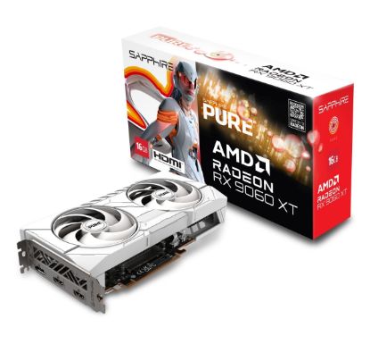 Obrázek VGA SAPPHIRE PURE AMD Radeon RX 9060 XT OC 16GB WHITE