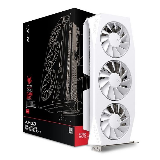 Obrázek VGA XFX Mercury AMD Radeon RX 9060 XT OC 16GB GDDR6 Gaming edition, white
