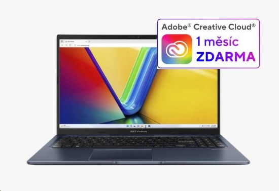 Obrázek ASUS NTB Vivobook 15 (M1502YA-NJ574W), R7 5825U, 15.6" FHD, 16GB, 1TB SSD, Radeon, W11 Home, Quiet Blue