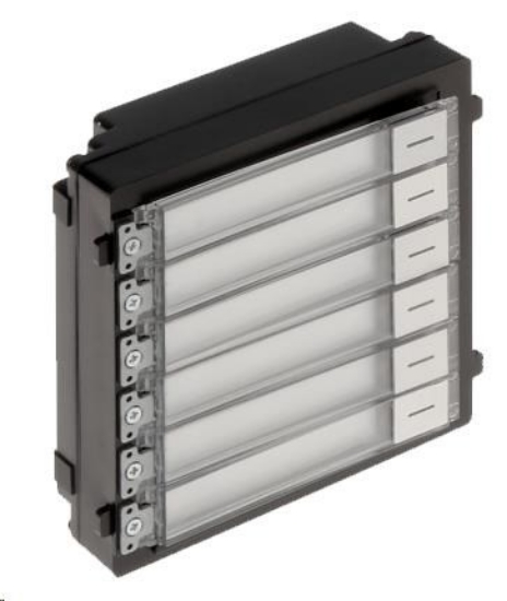 Obrázek HIKVISION DS-KD-KK, Modul interkomu se 6 tlačítky