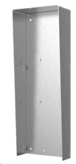 Obrázek HIKVISION DS-KABD8003-RS3/S, Kryt proti dešti a slunci pro 3-modulový interkom; nerez