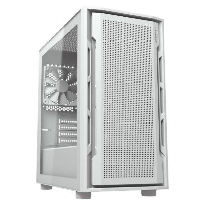 Obrázek COUGAR PC skříň UNIFACE White Mini Tower Mesh Front Panel 1x 120mm Fan TG Left Panel