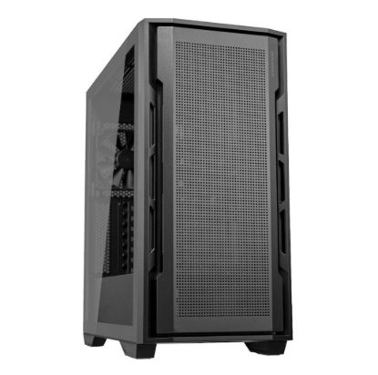 Obrázek COUGAR PC skříň UNIFACE Black Mid Tower Mesh Front Panel 2 x ARGB Fans TG Left Panel