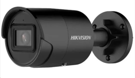 Obrázek Hikvision DS-2CD2043G2-IU(2.8mm)(BLACK), 4MPix IP Bullet kamera; IR 40m, mikrofon, IP67, černá