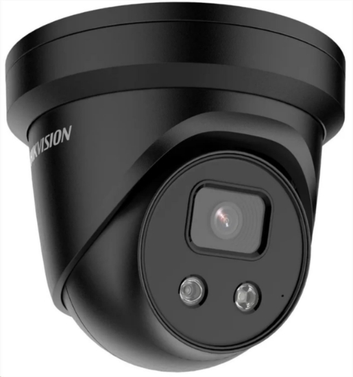 Obrázek Hikvision DS-2CD2346G2-IU(2.8mm)(C)(BLACK), 4MPix IP Turret AcuSense kamera; IR 30m, IP67, mikrofon, černá