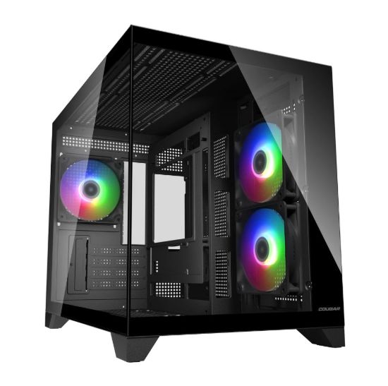 Obrázek COUGAR PC skříň FV150 RGB Black Mini tower