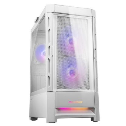 Obrázek COUGAR PC skříň DUOFACE White Mid Tower Airflow Front Panel TG Left Panel 2 x ARGB 140mm & 1x 120mm Fans