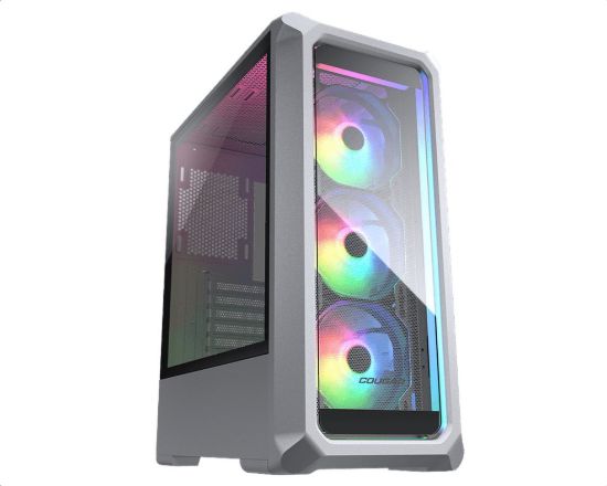 Obrázek COUGAR PC skříň ARCHON 2 RGB White Mid Tower TG Front Panel 3 x ARGB Fans 3mm TG Left Panel
