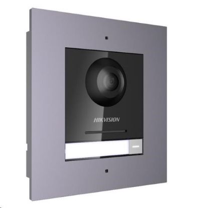 Obrázek Hikvision DS-KD8003-IME1(B)/Flush, IP zápustný dveřní interkom 1-tlačítkový