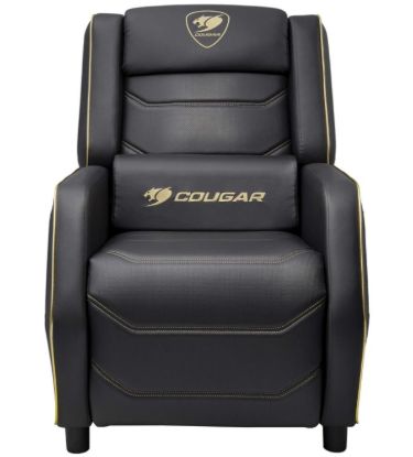 Obrázek COUGAR herní křeslo RANGER S ROYAL - černá/zlatá, boční kapsa