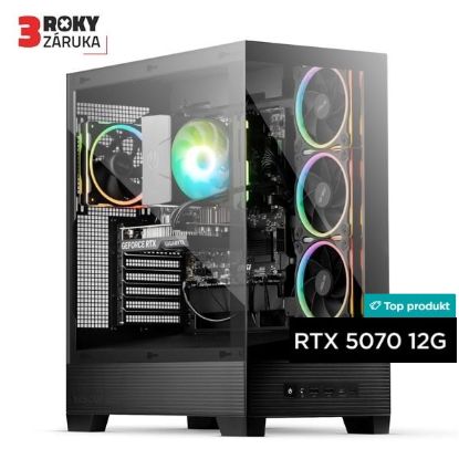 Obrázek Challenger Ryzen 7 5800X 32GB 1T SSD NVMe RTX 5070 12G W11 Home