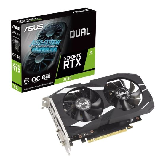 Obrázek VGA ASUS Dual GeForce RTX 3050 6GB GDDR6 OC