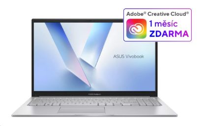 Obrázek ASUS NTB Vivobook 15 (X1504VA- BQ3871W), Core 5 120U, 15.6" FHD, 8GB, 512GB SSD, Intel, W11 Home, Cool Silver