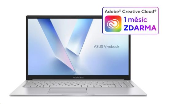 Obrázek ASUS NTB Vivobook 15 (X1504VA- BQ3871W), Core 5 120U, 15.6" FHD, 8GB, 512GB SSD, Intel, W11 Home, Cool Silver